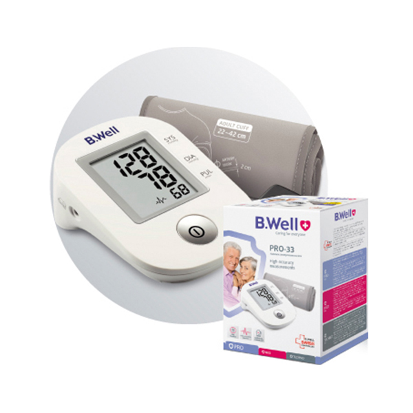 PRO-33 Automatic Blood Pressure Monitor / B.Well – A-Life Medical